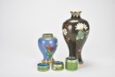 A Group Of Eight Cloisonn&eacute; Enamel Vessels - 6