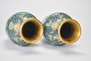 Three Pairs of Cloisonn&eacute; Enamel Vases - 4