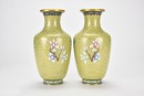 Three Pairs of Cloisonn&eacute; Enamel Vases - 6
