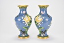 Three Pairs of Cloisonn&eacute; Enamel Vases - 8