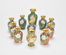 A Group Of Twenty-Two Cloisonn&eacute; Enamel Vases And Covered Jars - 2