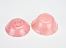 A Pink Hardstone Covered Bowl, Possibly Calcite - 5