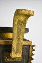 Qing Dynasty A Gilt-Bronze Rectangular Covered Censer - 8