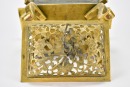 Qing Dynasty A Gilt-Bronze Rectangular Covered Censer - 12