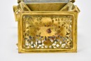 Qing Dynasty A Gilt-Bronze Rectangular Covered Censer - 13
