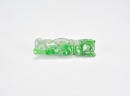 Late Qing A Carved Jadeite &lsquo;Chilong&rsquo; Belt Hook Pendant - 2