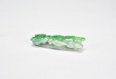 Late Qing A Carved Jadeite &lsquo;Chilong&rsquo; Belt Hook Pendant - 5