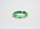 A Carved Jadeite &lsquo;Key-Fret&rsquo; Bangle - 3
