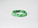 A Carved Jadeite &lsquo;Key-Fret&rsquo; Bangle - 6
