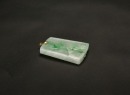 One Carved Jadeite Pendant With &lsquo;Fu Shou&rsquo; Motif And 14K Gold Mount - 9
