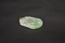 One Carved Semi-Translucent Jadeite &lsquo;Qilin&rsquo; Pendant With 14K Gold Mount - 4