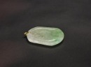 One Carved Semi-Translucent Jadeite &lsquo;Qilin&rsquo; Pendant With 14K Gold Mount - 5