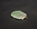 One Carved Semi-Translucent Jadeite &lsquo;Qilin&rsquo; Pendant With 14K Gold Mount - 6