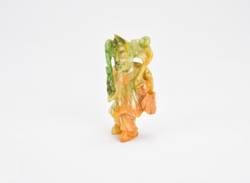 Qing - A Jadeite Carving of Ji Gong