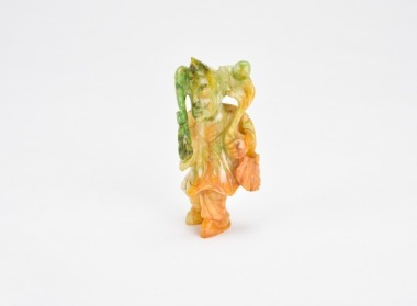 Qing - A Jadeite Carving of Ji Gong