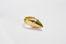 A 14K Solid Gold Sculptural Spike Ring - 3