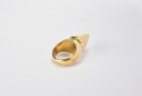 A 14K Solid Gold Sculptural Spike Ring - 4