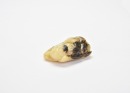 A Black and White Jade Carving of a Boy Holding a Lotus, Late Qing Dynasty / Republican Period - 6