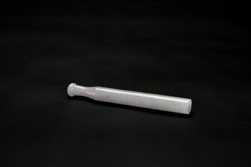 A Lavender Jadeite &lsquo;Cigarette Holder&rsquo; Republic Period