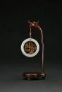 A Jadeite and 14K Gold Gem-Set Pendant - 3