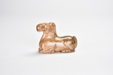 A Carved Jade Recumbent Horse, Han Dynasty (206 BC&ndash;AD 220)