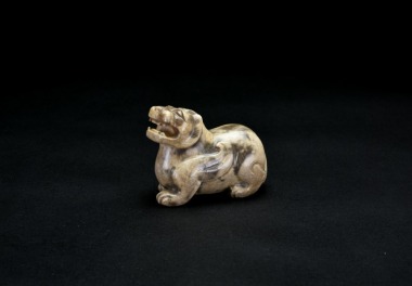 A Carved Jade &lsquo;Mythical Beast&rsquo;, Han Dynasty