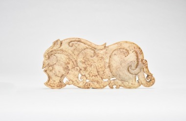 Jade &lsquo;Tiger&rsquo; Pendant, Han Dynasty