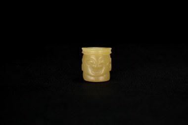 A Jade Anthropomorphic Bead, Shimao Culture