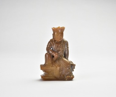 Ming Dynasty Jade Figure of a Seated Bodhisattva