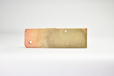 A Jade Blade-Form Plaque, Hongshan Culture
