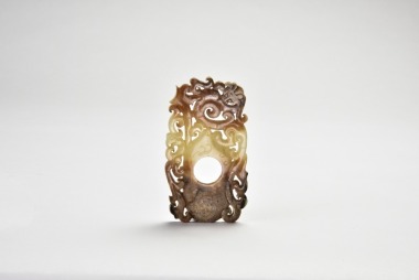Han Jade Chilong And Phoenix Pendant