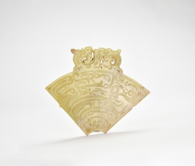 A Jade &lsquo;Cloud Scroll&rsquo; Pendant, Han Dynasty