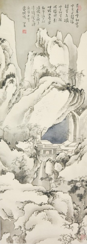 Pu Ru (1896-1963) Ink And Color On Silk