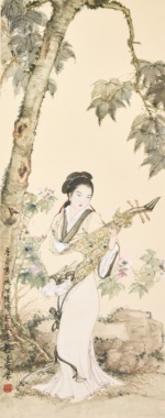 Deng Fen (1894-1964) Ink And Color On Paper