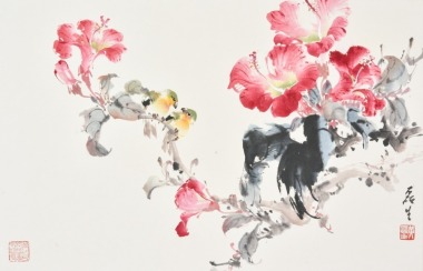 Huang Leisheng (B. 1928) Ink and Color On Paper