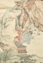 Attributed To: Qiu Ying (1505-1552) Two Landscape Paintings Ink And Color On Silk - 6
