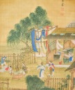 Attributed To: WAN Shouqi (1603-1652) Two Hanging Scrolls Ink And Color On Silk - 5