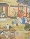 Attributed To: WAN Shouqi (1603-1652) Two Hanging Scrolls Ink And Color On Silk - 7