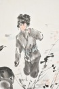 Huang Zhou (1925-1997) Ink And Color On Paper - 2