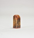A Huang Mufu-Carved Shoushan Stone &lsquo;Feng Wei Chui Hua Bu Ren Kuang&rsquo; Seal - 3