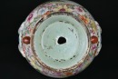 A Famille Rose Hundred Flowers Ground Vase with Gilt Ruyi Handles - 8