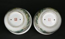 A Pair of Famille Rose Landscape Jardini&egrave;res. Republic Period - 6