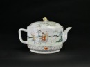 A Famille Rose &lsquo;Boys at Play&rsquo; Covered Teapot - 4