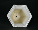 A Famille Rose Hexagonal Jardini&egrave;re with Immortals - 7