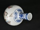 A Blue and White and Famille-Rose &ldquo;Eight Immortals&rdquo; Bottle Vase Apocryphal Qianlong Mark - 8