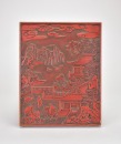 A Carved Cinnabar Lacquer Rectangular Box with Landscape and Phoenix Decoration. Late Qing &ndash; Early Republic Period - 8