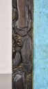 A Qianlong Imperial &lsquo;Shen De&rsquo; Copper Enamel Plaque In A Carved Zitan Frame - 7