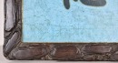 A Qianlong Imperial &lsquo;Shen De&rsquo; Copper Enamel Plaque In A Carved Zitan Frame - 12