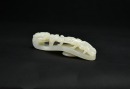 A Fine White Jade Openwork Belt Hook with Confronted Chilong Dragons. Qianlong&ndash;Jiaqing Period - 5