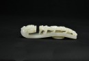 A Fine White Jade Openwork Belt Hook with Confronted Chilong Dragons. Qianlong&ndash;Jiaqing Period - 6